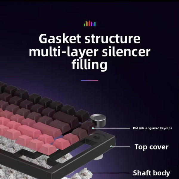 GearNas K81 Mechanical Keyboard - Hot-swappable